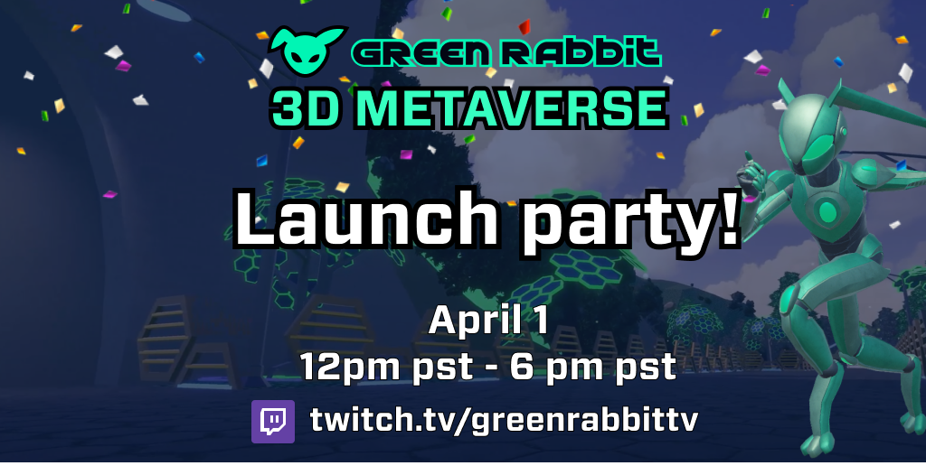 Fiesta de lanzamiento de abril para Green Rabbit